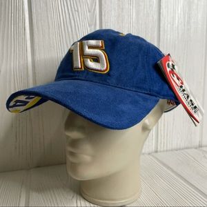 2004 NASCAR Michael Waltrip Hat Cap Suede Feel Blue #15 Chase NWT NAPA